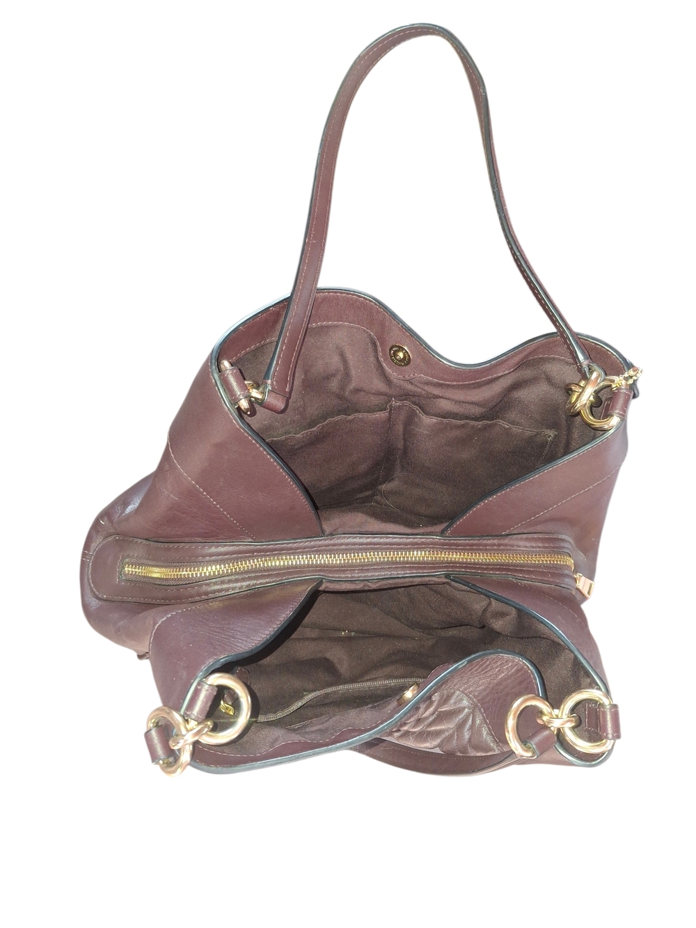 Coach Lexy Quilted Leather Shoulder Bag in Brown - Picture 6 of 9